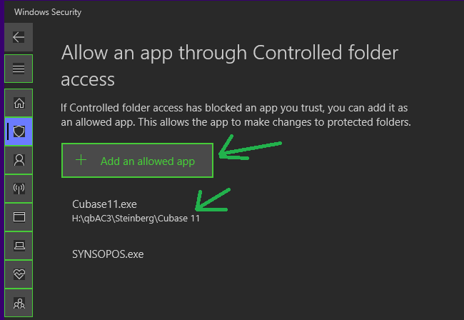 Allow Cubase to control protected folders.png